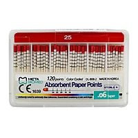 Meta Absorbent Paper Points 6% Endodontic Paper Points