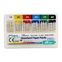 Meta Absorbent Paper Points 6% Endodontic Paper Points