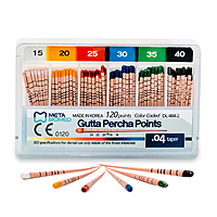 Meta Gutta Percha Points Special Taper 4% – Pack of 120