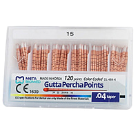 Meta Gutta Percha Points Special Taper 4% – Pack of 120