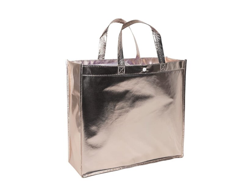 Golden tote bag