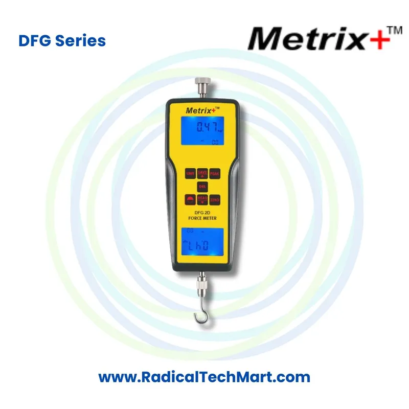 Metrix+ DFG Series Digital Force Gauge Push Pull Tension Compression Tester
