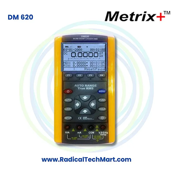 Metrix+ DM 620 Digital Multimeter for Electrical Troubleshooting