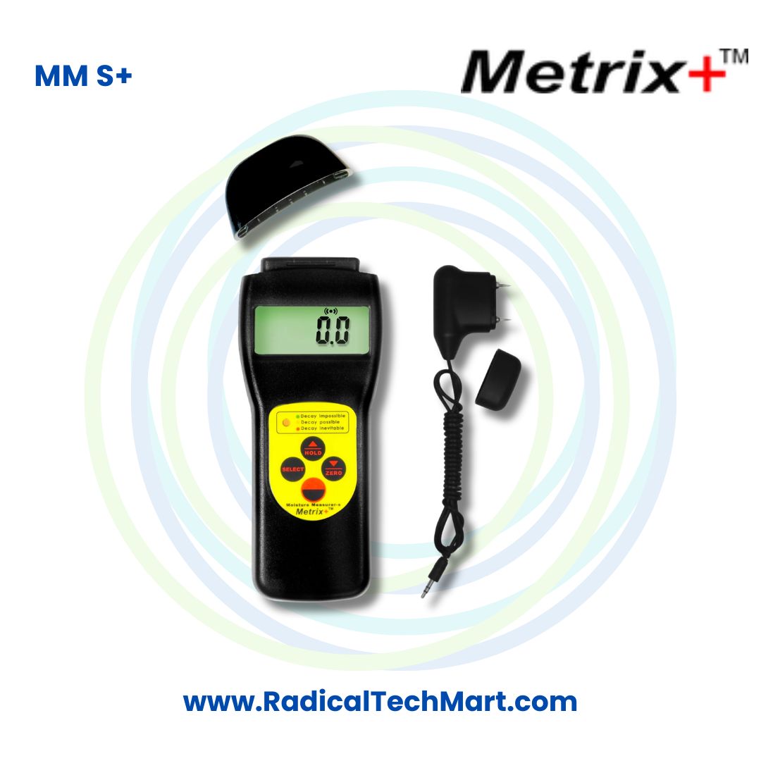 Metrix+ MM S+ Moisture Meter Scan and Pin Type 0-80%