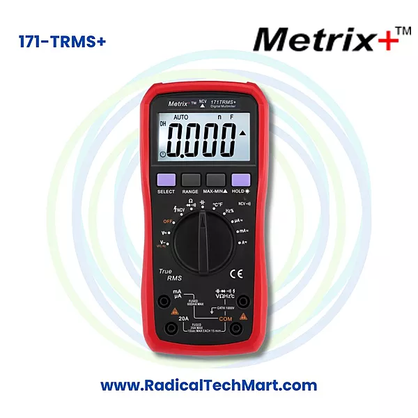 Metrix+ 171TRMS+ True RMS Digital Multimeter CAT III 1000V