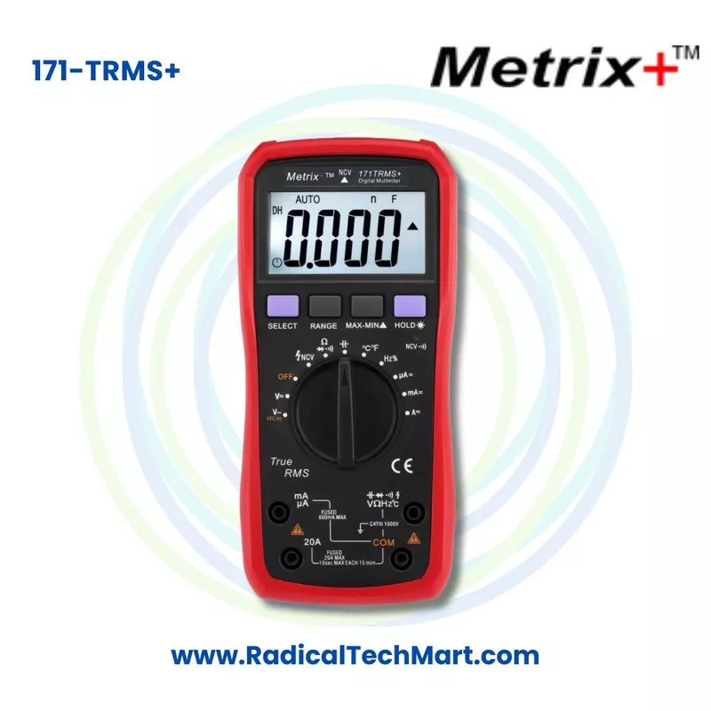 Metrix+ 171TRMS+ True RMS Digital Multimeter CAT III 1000V