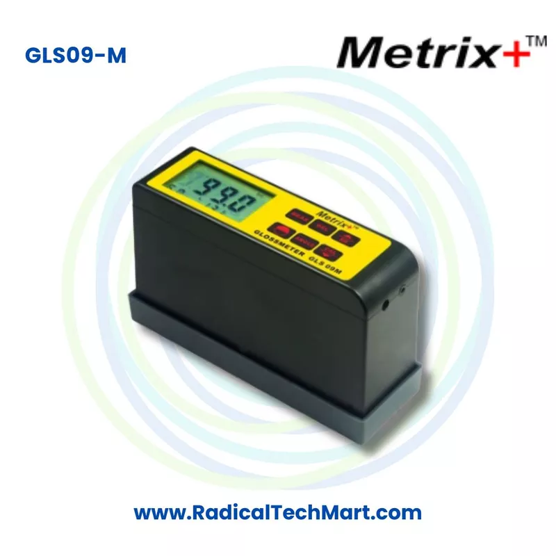 Metrix+ GLS 09M Tri Angle Gloss Meter 20° 60° 85°