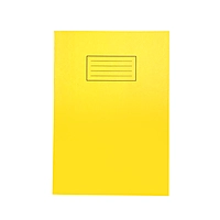 Janrax A4 Yellow 80 Pages Feint and Ruled Exercise Book