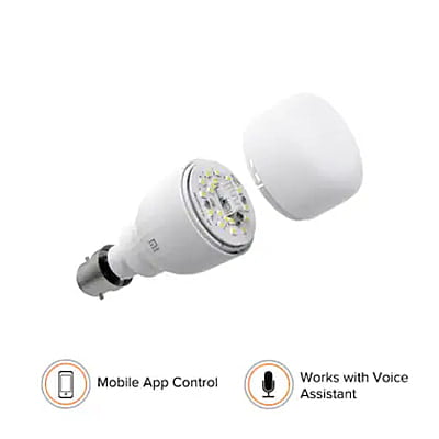 MI LED Smart Color Bulb (B22) - (16 Million Colors + 11 Years Long Life + Compatible with Amazon Alexa and Google Assistant)