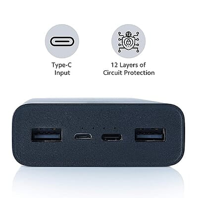 MI Power Bank 3i 20000mAh Lithium Polymer 18W Fast Power Delivery Charging | Input- Type C | Micro USB| Triple Output