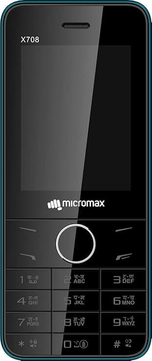 Mobile phone Micromax X708 Black & Gray Dual Sim Mobile phone Micromax X708 Black & Gray Dual Sim