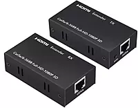 HDMI Extender, HDMI to RJ45 Ethernet Converter, Transmitter & Receiver Kit for PS4, TV Box, PC, DVD Player HDMI Extender, HDMI to RJ45 Ethernet Converter, Transmitter & Receiver Kit for PS4, TV Box, PC, DVD Player