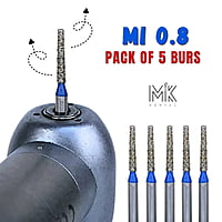 MIK Modified Interdental FG Diamond Bur MI 0.8 – Pack of 5