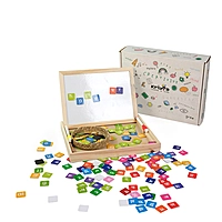 MindForge Multiskill Lab – English & Hindi | Age 3+ | 88 English + 86 Hindi Magnetic Letters