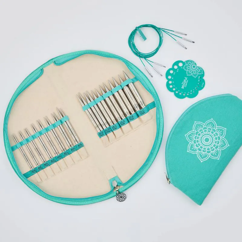 Knitpro Mindful Affection Normal Interchangeable Needle Sets - 13cm (5”)-36303 Knitpro Mindful Affection Normal Interchangeable Needle Sets - 13cm (5”)-36303