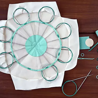 KnitPro Mindful Serenity Fixed Needle Set- 100cm- 36322 KnitPro Mindful Serenity Fixed Needle Set- 100cm- 36322