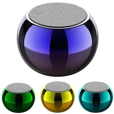 Mini Speaker Boost 4 (1 Hour Runtime) Colorful Wireless Bluetooth Speaker Electroplating Round Steel Speaker Mini Speaker Boost 4 (1 Hour Runtime) Colorful Wireless Bluetooth Speaker Electroplating Round Steel Speaker