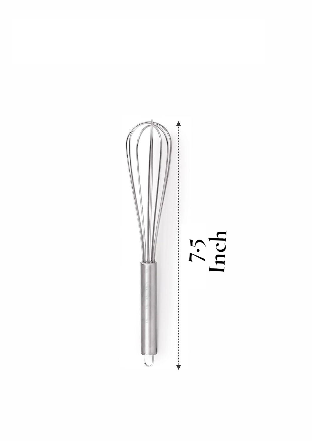 20 cm Stainless Steel Mini Wire Whisk, Hand Egg Beater for Baking, Milk Frother, Kitchen Tool
