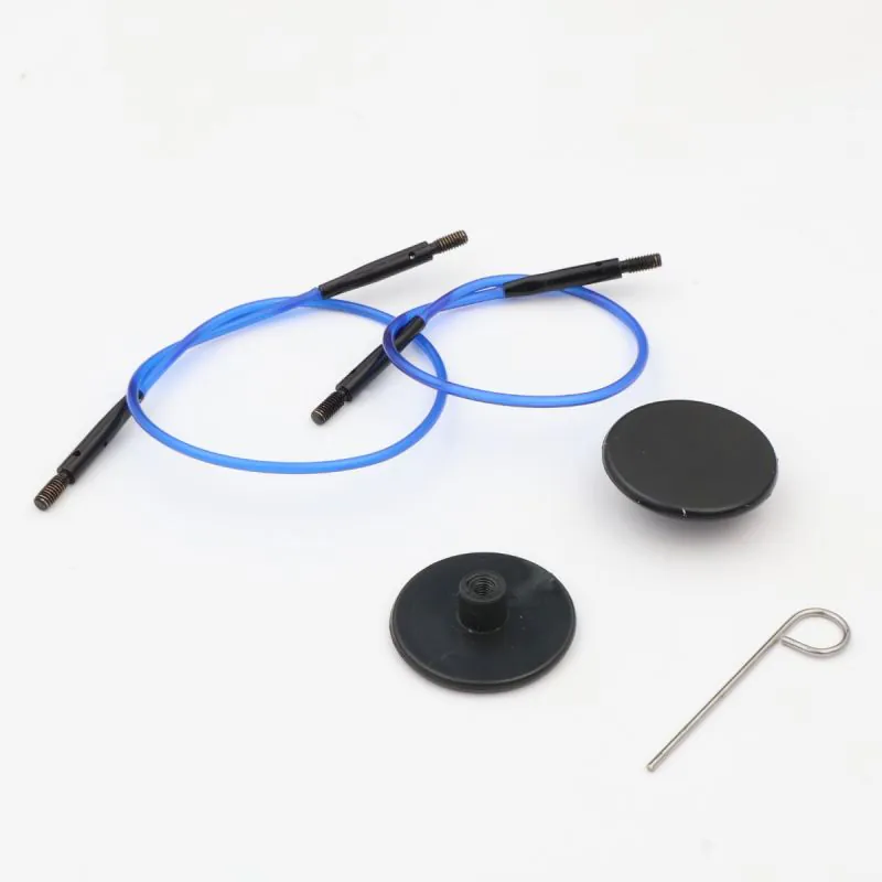 Knit Pro Blue Nylon Cable set- for Denim (Indigo) Mini IC Needles