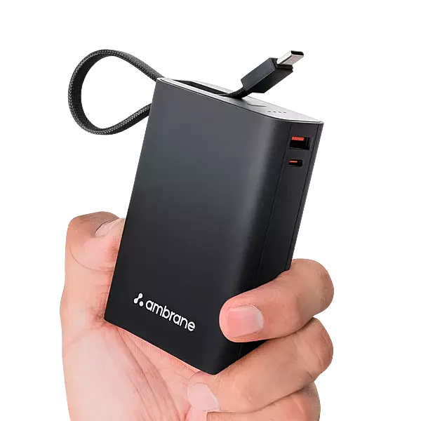 POWER BANK AMBRANE 20000MAH MINICHARGE20 BLACK/GREY