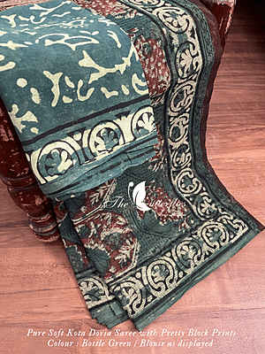 PURE SOFT KOTA DORIA SAREE SHPSKOT24137