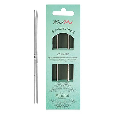 MINDFUL PETITE INTERCHANGEABLE CIRCULAR NEEDLES – 10 cm / 4”
