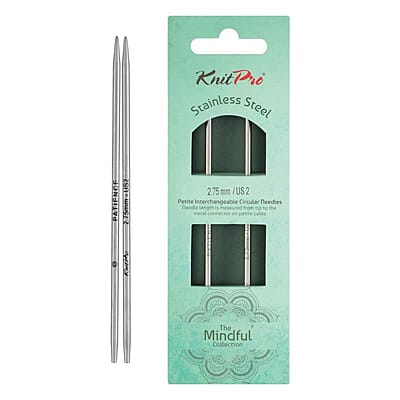 MINDFUL PETITE INTERCHANGEABLE CIRCULAR NEEDLES – 10 cm / 4”