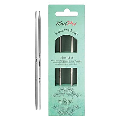 MINDFUL PETITE INTERCHANGEABLE CIRCULAR NEEDLES – 13 cm / 5” MINDFUL PETITE INTERCHANGEABLE CIRCULAR NEEDLES – 13 cm / 5”