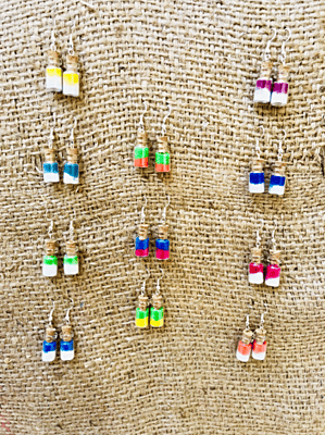 Mini Vial Earring | Colors of Life