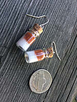 Mini Vial Earrings