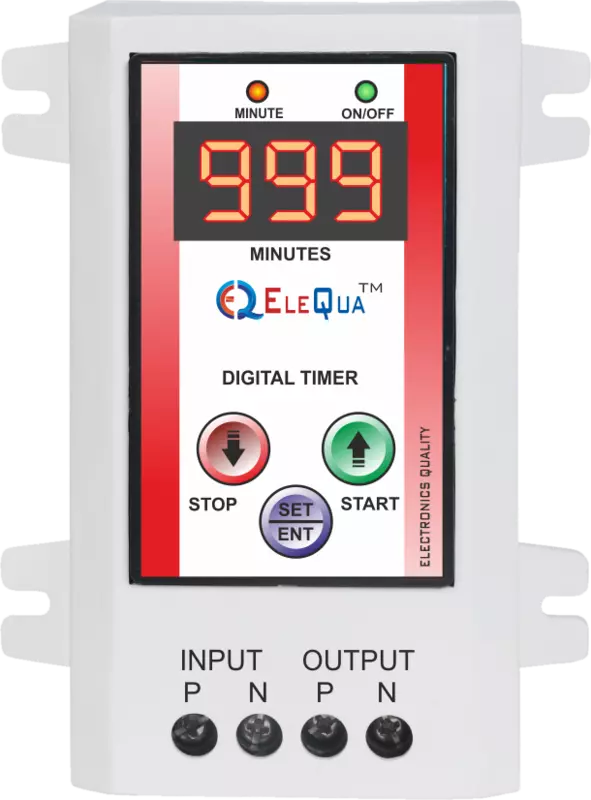 1 to 999 Minutes Timer Switch for Geyser, Heater, Oven Water Motor Pump ( up to 2 HP)