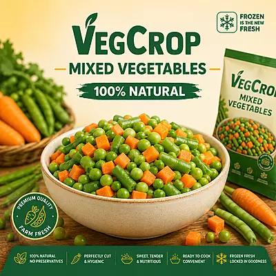 Frozen Mix Vegetables 1Kg