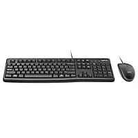 Logitech MK120 Keyboard and Mouse Combo – USB Interface | Optical Mouse | 3 Years Warranty