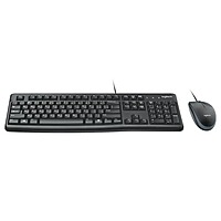 Logitech MK120 Keyboard and Mouse Combo – USB Interface | Optical Mouse | 3 Years Warranty