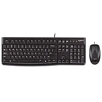 Logitech MK120 Keyboard and Mouse Combo – USB Interface | Optical Mouse | 3 Years Warranty