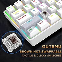 Ant Esports MK1300 V2 Mini Mechanical Gaming Keyboard – Brown Switches | RGB Backlighting