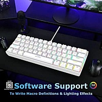 Ant Esports MK1300 V2 Mini Mechanical Gaming Keyboard – Brown Switches | RGB Backlighting