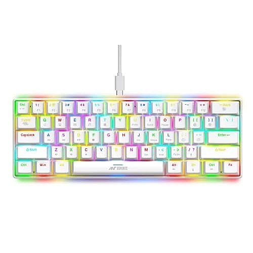 Ant Esports MK1300 V2 Mini Mechanical Gaming Keyboard – Brown Switches | RGB Backlighting