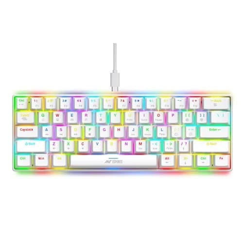 Ant Esports MK1300 V2 Mini Mechanical Gaming Keyboard – Brown Switches | RGB Backlighting