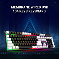 Ant Esports MK1400 Gaming Keyboard – USB Wired | Membrane Keys | LED Backlighting