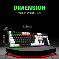 Ant Esports MK1400 Gaming Keyboard – USB Wired | Membrane Keys | LED Backlighting