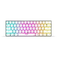 Ant Esports MK1500 Mini Wireless Gaming Keyboard – RGB Backlit | White | Bluetooth