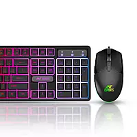 Ant Esports KM1600 Gaming Keyboard and Mouse Combo – RGB Backlighting | USB | 1 Year Warranty
