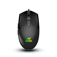 Ant Esports KM1600 Gaming Keyboard & Mouse Combo – RGB Backlit  USB  Optical Mouse