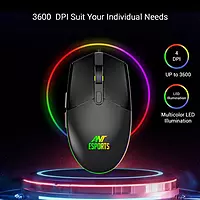 Ant Esports KM1600 Gaming Keyboard and Mouse Combo – RGB Backlighting | USB | 1 Year Warranty