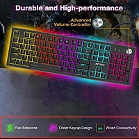 Ant Esports MK1850 Gaming Keyboard – Blue Switches | LED Backlighting | 1 Year Warranty