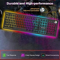 Ant Esports MK1850 Gaming Keyboard – Blue Switches | LED Backlighting | 1 Year Warranty