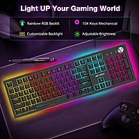 Ant Esports MK1850 Gaming Keyboard – Blue Switches | LED Backlighting | 1 Year Warranty