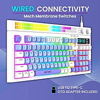 Ant Esports MK1900 RGB Gaming Keyboard – Membrane Switches | RGB Backlighting | 1 Year Warranty