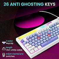 Ant Esports MK1900 RGB Gaming Keyboard – Membrane Switches | RGB Backlighting | 1 Year Warranty